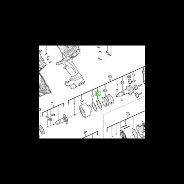 Шайба редуктора гайковерта M18FHIWP12 MILWAUKEE