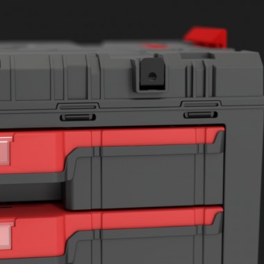 Ящик для инструментов QBRICK SYSTEM PRIME DRAWER 3 TOOLBOX BASIC IP66 (542x335x369мм)
