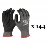 Рукавиці робочі MILWAUKEE, з опором порізам 5/Е рівня, розмір 7/S, (144 пари)