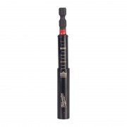 Тримач для біт магнітний ShW 1/4'' Hex MILWAUKEE, 75мм (з висувним фіксатором)