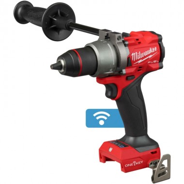 Дрель-шуруповёрт аккумуляторная бесщёточная ударная MILWAUKEE, M18 ONEPD3-0X, 158Нм (каркас, HDкейс)