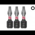 Біта SHOCKWAVE MILWAUKEE, TX15, 25мм, (3шт)