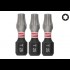 Біта SHOCKWAVE MILWAUKEE, TX25, 25мм, (3шт)