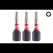 Біта SHOCKWAVE MILWAUKEE, TX BO8, 25мм, (3шт)