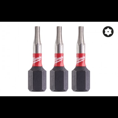 Біта SHOCKWAVE MILWAUKEE, TX BO8, 25мм, (3шт)