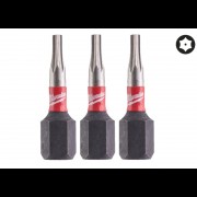 Біта SHOCKWAVE MILWAUKEE, TX BO10, 25мм, (3шт)