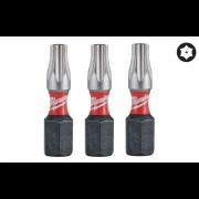 Біта SHOCKWAVE MILWAUKEE, TX BO20, 25мм, (3шт)