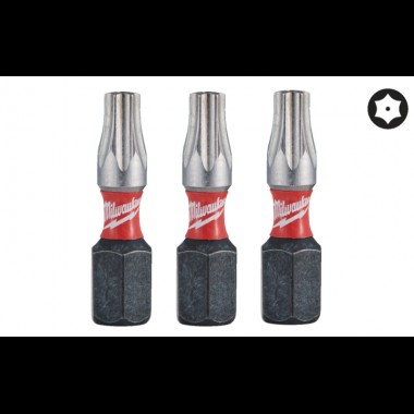 Біта SHOCKWAVE MILWAUKEE, TX BO20, 25мм, (3шт)