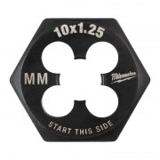 Плашка шестигранна MILWAUKEE, М10-1,25мм
