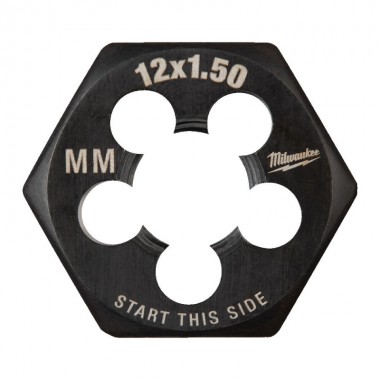 Плашка шестигранна MILWAUKEE, М12-1,50мм