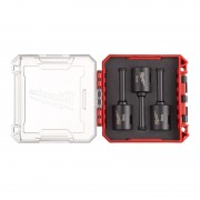 Набор коронок алмазных Diamond Max PACKOUT MILWAUKEE М14, Ø8мм (3шт) (сухое сверление)