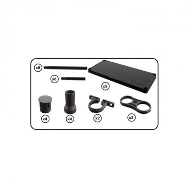 Система стелажів QBRICK SYSTEM REGULAR Mix 74/32см, 5 полиць, 100 кг (5901238263296)