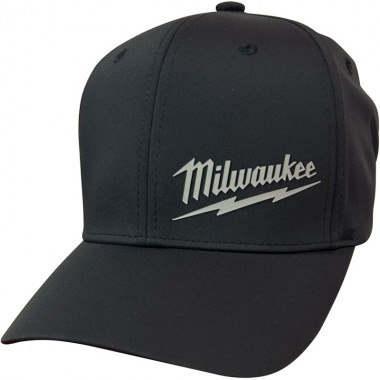 Бейсболка MILWAUKEE, PERFORMANCE BCP BL SM, дышащая, черная, размер S/M