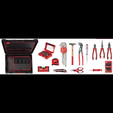 Набір ручного інструменту монтажника PACKOUT MILWAUKEE, (60шт), пластиковий кейс