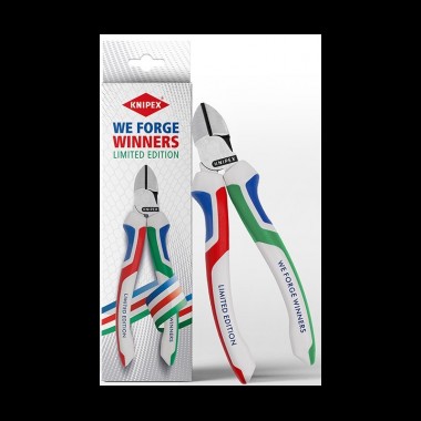 Кусачки бокові (бокорізи), діаметр 4,0мм, 160мм KNIPEX 70 02 160 S8, We Forge Winners 2026 Кусачки бокові (бокорізи), діаметр 4,0мм, 160мм KNIPEX 70 02 160 S8, We Forge Winners 2026