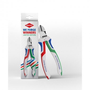Кусачки бокові (бокорізи), діаметр 4,0мм, 160мм KNIPEX 70 02 160 S8, We Forge Winners 2026 Кусачки бокові (бокорізи), діаметр 4,0мм, 160мм KNIPEX 70 02 160 S8, We Forge Winners 2026