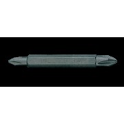 Бита торцевая 1/4"  PH1 х PH2 L=60мм двусторонняя (уп.10)