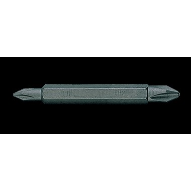 Бита торцевая 1/4  PH1 х PH2 L=60мм двусторонняя (уп.10)