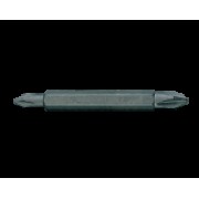 Бита торцевая 1/4"  PH2 х PH2 L=60мм двусторонняя (уп.10)
