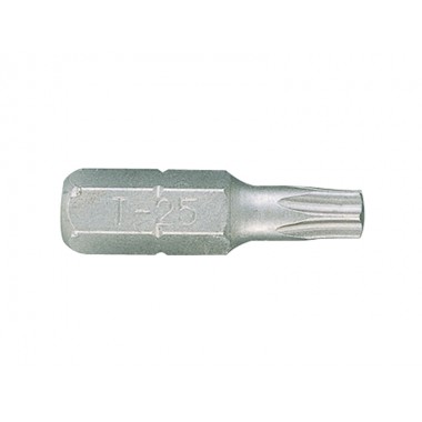 Біта торцева 1/4" TORX з отвором T8 L=25мм (уп.20)