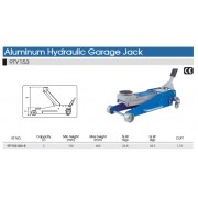 Домкрат алюминевый 3т алюминевый (100-465mm)