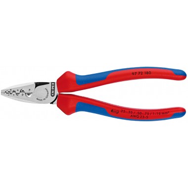 Инструмент для обжима тонкостенных контактных гильз KNIPEX 97 72 180