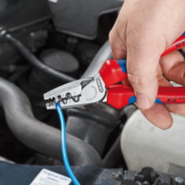 Инструмент для обжима тонкостенных контактных гильз KNIPEX 97 72 180