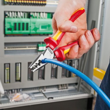 Инструмент для обжима тонкостенных контактных гильз KNIPEX 97 72 180