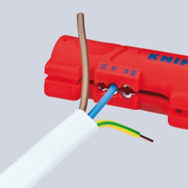 Инструмент для снятия оболочки с плоского и круглого кабеля KNIPEX 16 64 125 SB