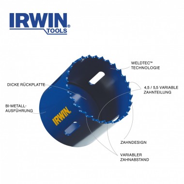 Коронка по металу IRWIN біметалічна 48 мм 1-7/8"