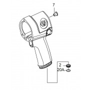 Корпус гайковерта 33411-050 (Вкл.7.2.20A)