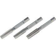 Метчики ручные M4x0.7, DIN 352, HSS-G, комплект из 3 штук, левые