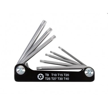 Набір TORX 8 од. (Т 9-Т40) з отвором у рукоятці