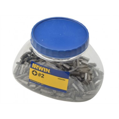 Набор бит  250 шт 1/4" 25 мм, Philips Ph2 "Grabit Jar" (250), IRWIN