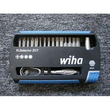 Набор бит XLSelector Torsion/Standard с трещоткой смешанный 17 шт. WIHA 36951