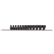 Набор головок ударных 1/4" 13 ед. 6-ти гранные,короткие, 4-14мм