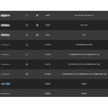 Набор отверток 16 в 1 (PH,PZ,SL,Hex,Torx) в тубусе