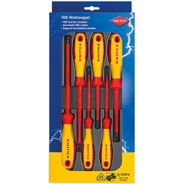 Набор отверток VDE Phillips®/шлиц, Knipex 00 20 12 V01