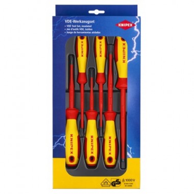 Набор отверток VDE Phillips®/шлиц, KNIPEX 00 20 12 V02
