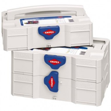 Обжимные клещи с магазином для смены плашек и 5 профилями обжима Knipex MultiCrimp®, 250 мм 97 33 02