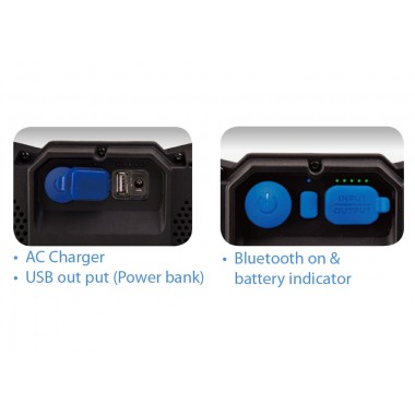Переносной прожектор с ручкой  40W COB Bluetooth