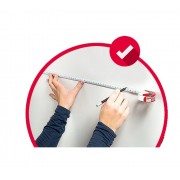 Рулетка бескорпусная из нержавеющей стали 3 метра BMI 429341021