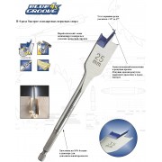 Свердло по дереву пірйове Blue Groove 4X IRWIN Ø13x152мм