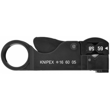 Стриппер для снятия изоляции с коаксиальных кабелей KNIPEX 16 60 05 SB