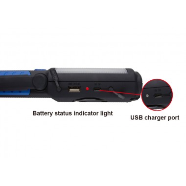 Фонарь светодиодный 3W COB + 5 LED