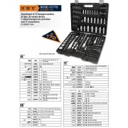 Набор инструментов универсальный 170 ед. 1/4