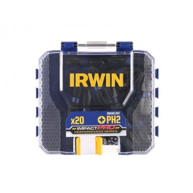 Бита IMPACT PRO 1/4/25мм PH2 20шт IRWIN
