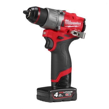 Дриль-шурупокрут акумуляторний MILWAUKEE, M12 FDD2-402X (+ заряд.пристрій, 2 акум., HD кейс)