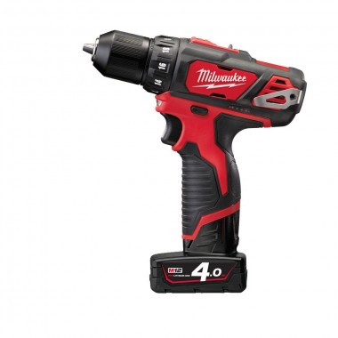 Аккумуляторная дрель-шуруповерт, крут. мом. 38 Нм, MILWAUKEE M12 BDD-402C 4933441925