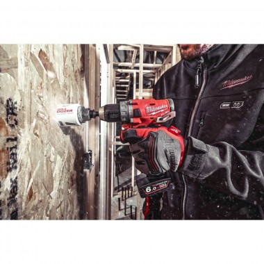 Аккумуляторная ударная дрель-шуруповерт, крут. мом. 44 Нм, MILWAUKEE M12 FUEL FPD-202X 4933459802